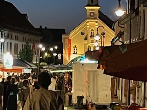 Fest der Sinne in Nandlstadt bei Nacht